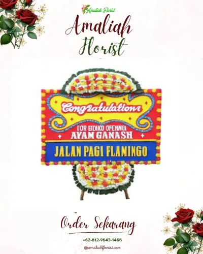 Bunga Papan Congratulation di Munggangsari